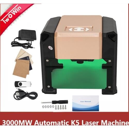 3000mw Laser Engraver DIY Logo Mark Printer Cutter Laser Machine Working Area 80*80cm CNC Laser Engraving Machine 3w Engraver