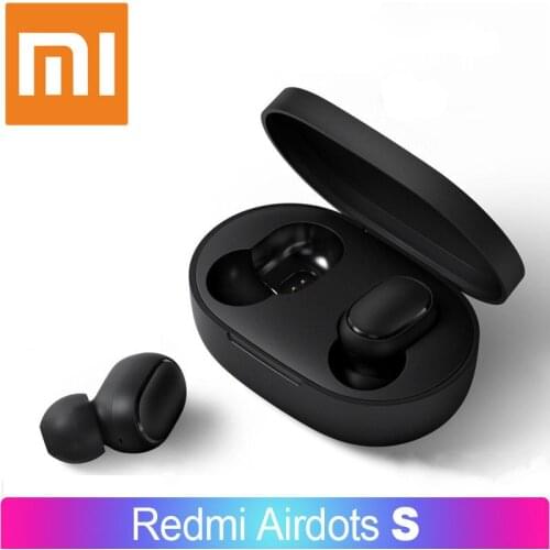 Xiaomi Redmi AirDots S Earbuds Earphone Bluetooth Headset 5.0 TWS Wireless Stereo SBC Cute Mini Light Earphone Auto Charging box