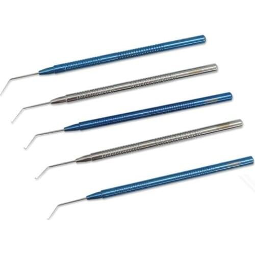 Ophthalmic microsurgery Ultra-premium stainless steel/Titanium alloy 45 degree 90 degree Phaco Chopper eye surgical instrument