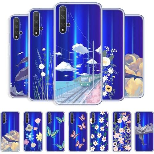Clear Case For Honor 20 Case Huawei Nova 5T Soft Protective Phone Bag on Huawei Honor 20 Transparent Cool Cover For Nova 5T Capa