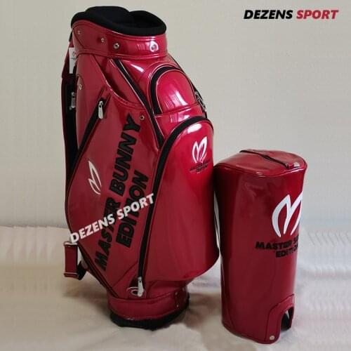 PU waterproof fashion artificial leather PG standard golf bag 9.5 inch Golf Cart bag