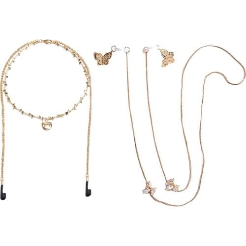 Women Headphone Strap Lanyard Anti Lost Headphone Necklace Holder Cord for