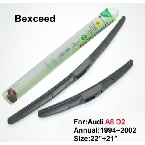 For Audi A8 D2 D3 Bexceed Hybrid Car Windscreen Wiper Blade 1994 1995 1996 1997 1998 ~2005 2006 2007 2008 2009