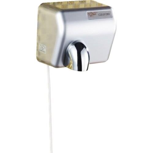 ABS Material Silver and White Colors Auto Sense Hand Dryer
