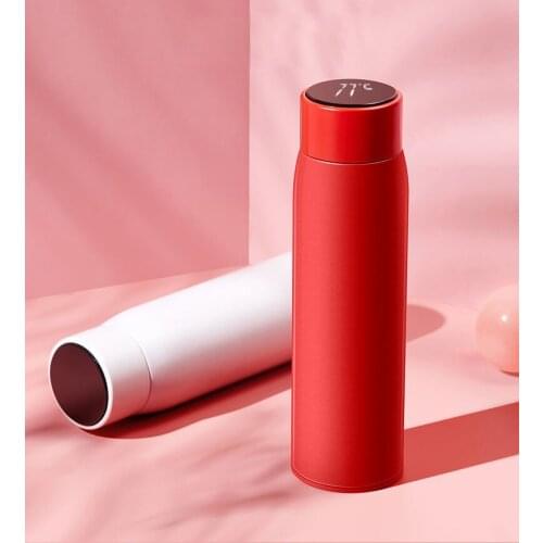 KCASA 500ml Smart Temperature Display Thermos Bottle Stainless Steel Insulated Cup Vacuum Flasks Tea Coffee Mug Thermocup