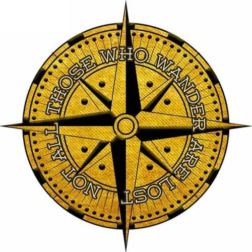 Personality NSWE Compass Auto Vinyl Art Car Stickers Tuning Waterproof Laptop Motorcycle DIY Car Accessories Apply To Car Window