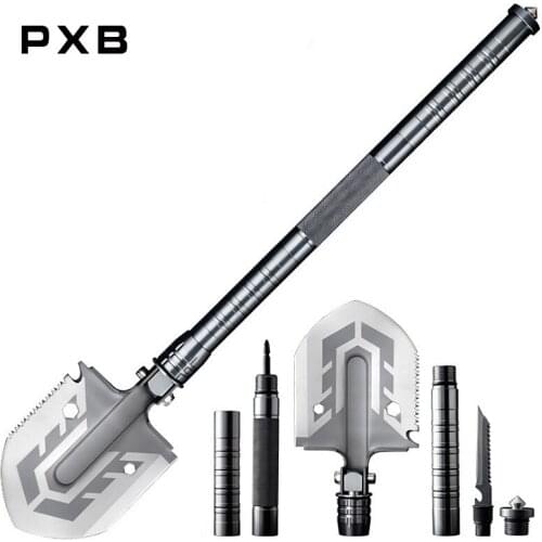 Outdoor Multi-purpose Shovel Garden Tools Folding Military Shovel Camping Defense Security Tools