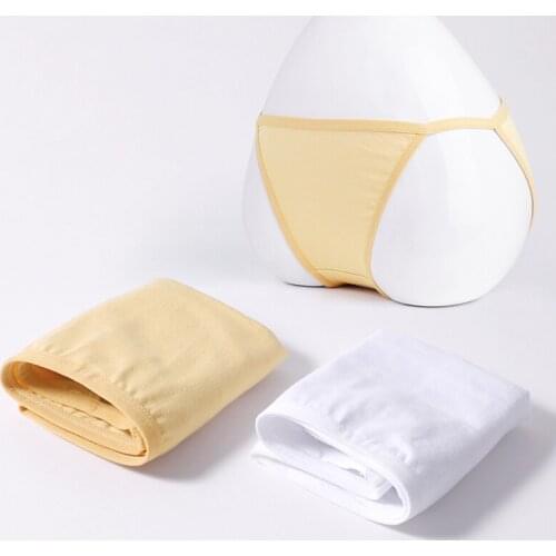 Adults Women Ballet leotard Briefs Underwear White Nude Cotton Gymnastics Bikini Briefs Aerobics Ballet Dance Dance Shorts