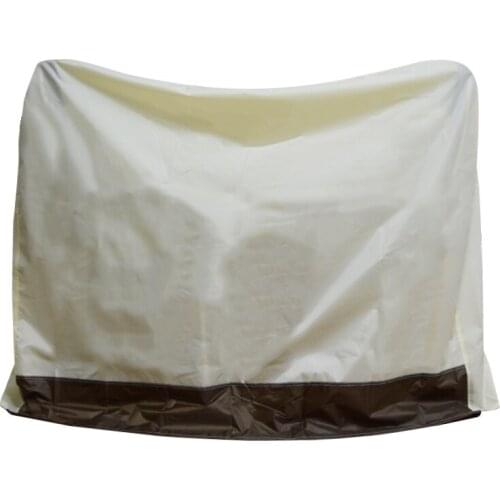 210D Oxford Cloth Gas Grill Cover Beige Outdoor Waterproof Cover Garden BBQ Grill Dustproof Protective Case Furniture Cover