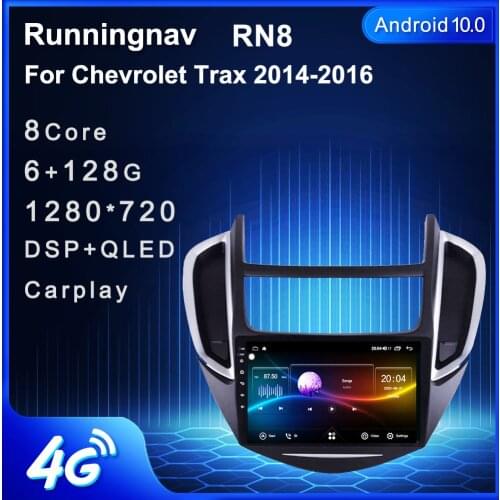 Android 10.0 for Chevrolet TRAX 2014-2016 Car DVD GPS Navigation Player Deckless Car Stereo Radio Headunit