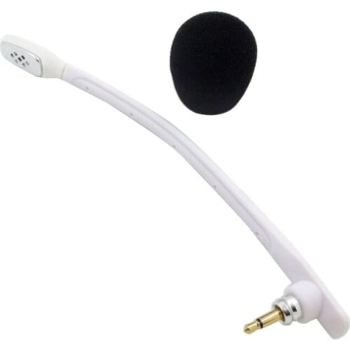 R58A Microphone Part in White for -Logitech A40 Gaming Headset