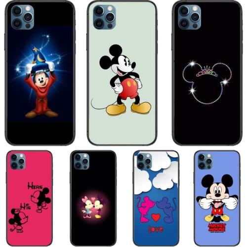 Mickey Love Mouse Anime Phone Cases cover For iphone 11 Pro Max case 12 8 7 6 S XR PLUS X XS SE 2020 mini mobile cell shell fun