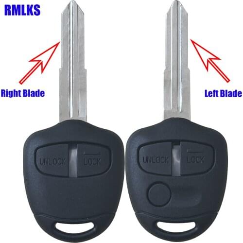 New 2 3 Buttons Remote Key Shell Fit For MITSUBISHI Lancer EVO Colt Outlander Mirage Uncut Keyless Entry Fob Car Cover Case