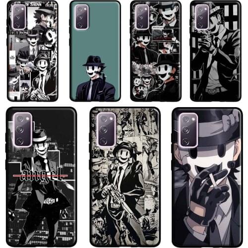 Sniper Mask High-Rise Invasion Anime Case For Samsung Galaxy S21 Ultra S20 FE S8 S9 S10 Plus Note 20 Ultra Note 10 Plus Cover