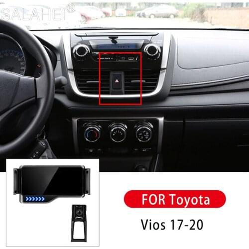 For Toyota Vios Yaris 2017-2020 High Quality Car Holder For Phone Air Vent Mount Mobile Smartphone Auto Support Car Mount