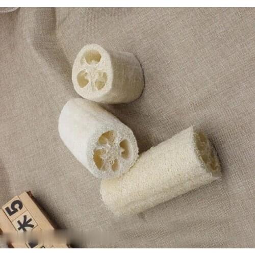 Hot sale Household Merchandises Natural Loofah Bath Body Shower Sponge Scrubber Pad 3PC