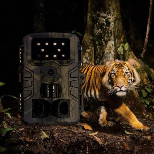 Trail Camera Wildlife Camera with Night Vision Motion Activated Outdoor Hunting Trail Camera Photo Video Hunting Equipment