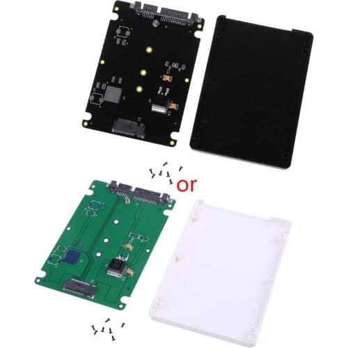 M.2 NGFF (SATA) SSD to 2.5 Inch SATA3 Adapter Card Solid State Hard Drive Disc Box Enclosure