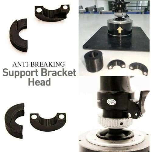 Anti-breaking Support Bracket Head For Thrustmaster Hotas Warthog A-10C / F/A-18C game Bracket Parts Black