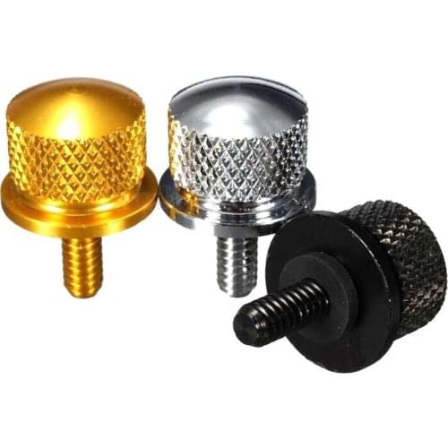 Small Knurled CNC Polished Billet Aluminum Seat Fender Mounting Bolt For Harley Davidson Motorcycle F-Best