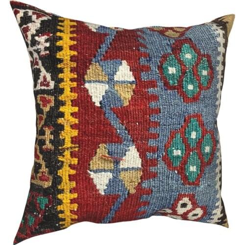 Navaho Weave Decor Kilim Pillow Case Bohemian Turkish Cushions for Sofa Vintage Persian Antique Tribal Pillowcover Home Decor