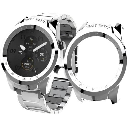Solid Color Smart Watch Bumper Case Frame Protective Cover for TicWatch Pro