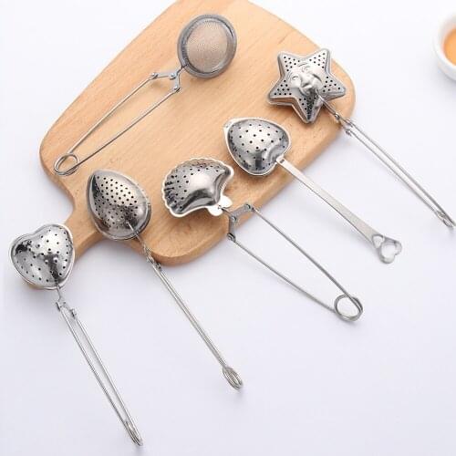 1PC Stainless Steel Tea Infuser Creative Reusable Tea Bag Firmly Filter Tea Strainer Mug Home & Living Teapot Gadgets