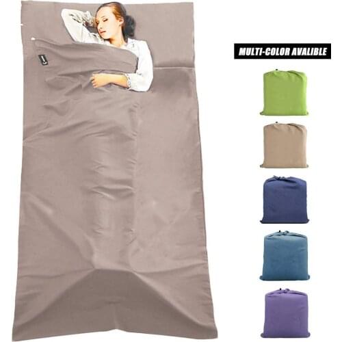 Ultralight Sleeping Bag Portable Outdoor Camping Hiking Hotel Single Liner Folding Travel Envelope Sleep Bags 70 * 210cm