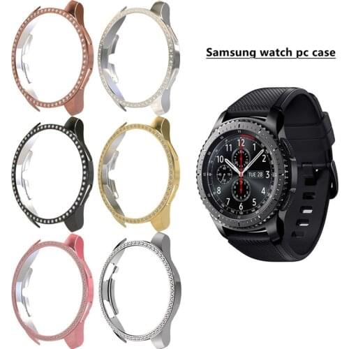 PC Protective Case for Samsung Galaxy Watch 42mm 46mm Diamond Wach Case for Galaxy Gear S3 Watch Cover Smart Watch Accessories