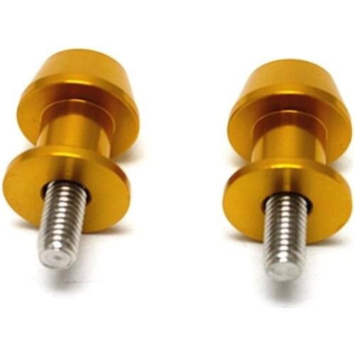 1 Pair 10mm Motorcycle Swingarm Spools Slider For KAWASAKI ER6N Z750 NINJA 250 300 40GF