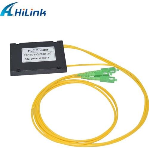 10 pcs ABS Box 1x2 Passive Optical Plc Splitter SC/PC/FC/LC/APC
