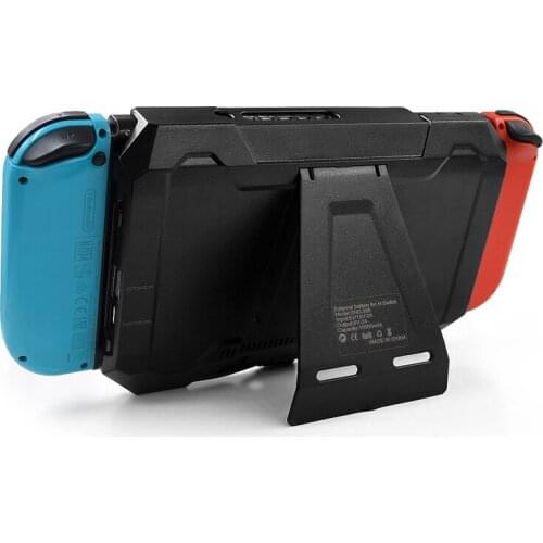 10000mAh External Battery Charger Case for Nintend Switch Console Charging Stand Power Bank Backup Holder with Charging Cable