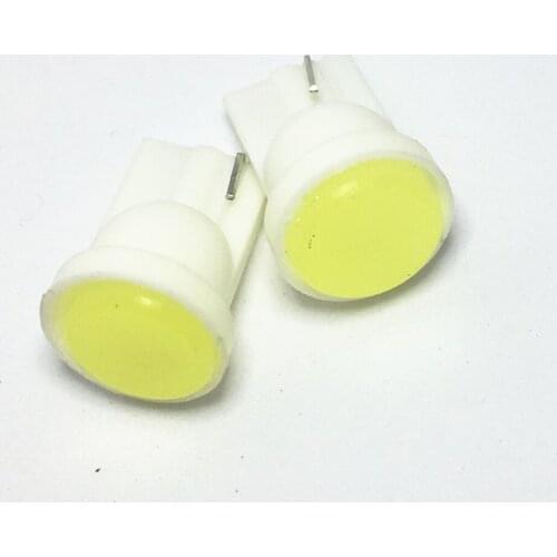 20pc T10 COB 194 168 W5W led Car White Trunk light 12V Wedge Door Instrument Side Bulb Car led Ceramic Interior parking lights