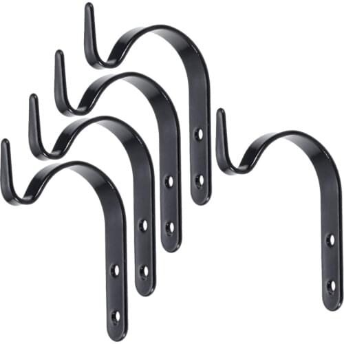 5Pcs Iron Wall String Light Hooks Furniture Wind Chimes Garden Hanging Basket Planter Lantern Bird Feeder Hanger Holder 56*10mm