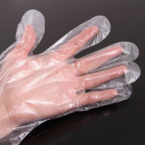 50/100 Pcs Food Grade Plastic Disposable Gloves For Kitchen Restaurant Gloves Fruit Cleaning Vegetable Dishwashing S7K2