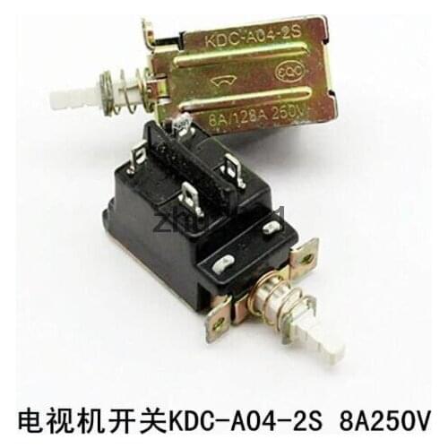 AC 250V 5A 4 Pin Soldering DPST Push Button Power Switch KDC-A04-2 3 Pcs