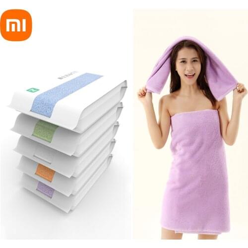 Xiaomi mijia ZSH Bath Towel Cotton Xiaomi Beach Towel Washcloth Washcloth Antibacterial Water Absorption