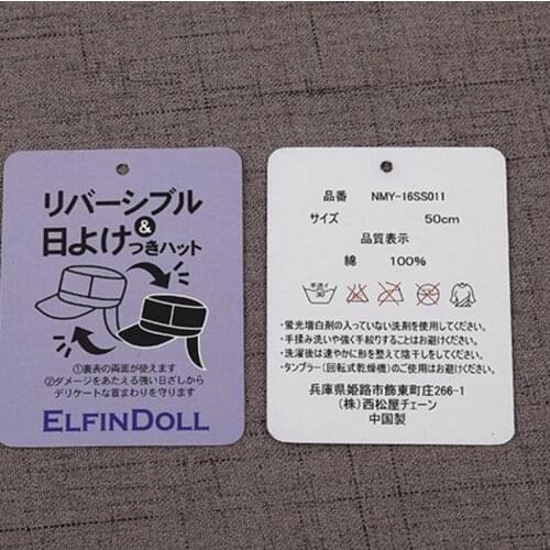 Free shipping 200pcs/lot Customized tags for hat paper hangtag price tag hang tags