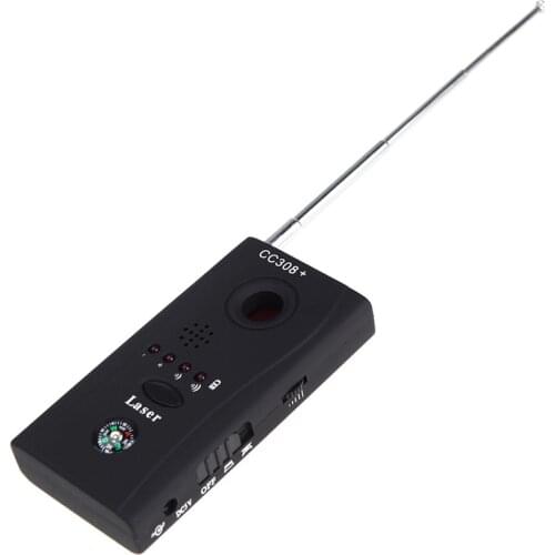 Full Range Scan Wireless Camera Lens Signal Detector CC308+ Radio Wave Signal Detect Camera Full-range WiFi RF GSM Device Tracer