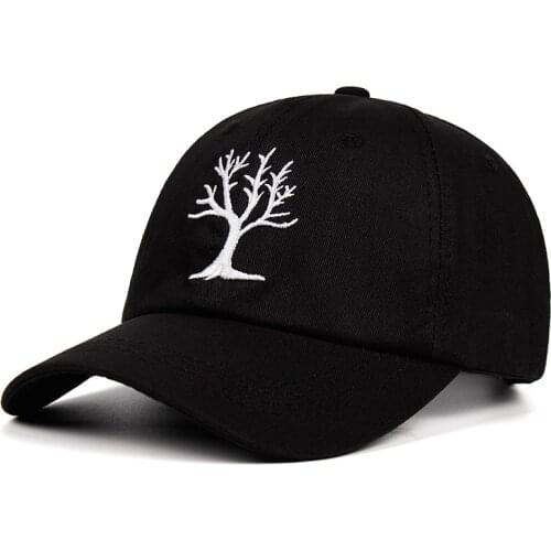 100% Cotton Branch Baseball Cap Big tree Dad Hats Embroidery Snapback Caps No structure Hat