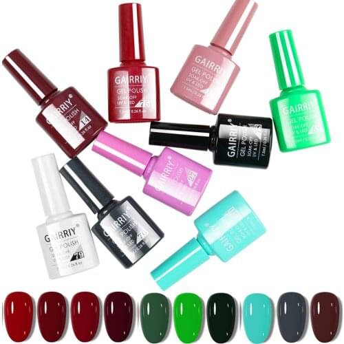 BQAN Nail Gels 7.5ml Nail Gel Semi Permanent Gel Polish UV LED Nail Gel Colorful Bottle Soak Off Nail Art Gel Nail Polish