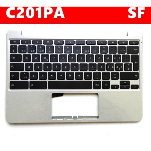 C201PA cover keyboard For ASUS C201PA C201P C201 Bilingual laptop keyboard frame C case external