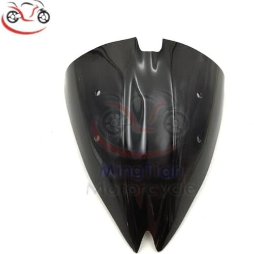 Motorcycle Windshield Deflectors Scooter Windscreen Double Bubble Wind Deflectors For Kawasaki Z1000 2007 2008 2009