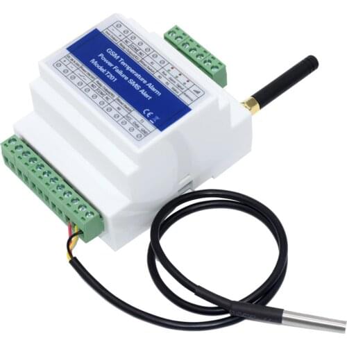 GSM SMS Remotely Monitoring Temperature Power Status Monitor Alarm /GSM Relay Switch