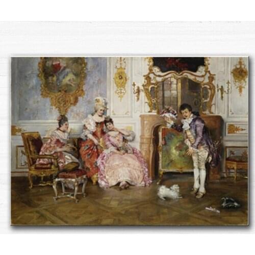 Home Decor Oil Painting Canvas Printings Wall Art Picture Print on Canvas Classical Figure Perform Unframed