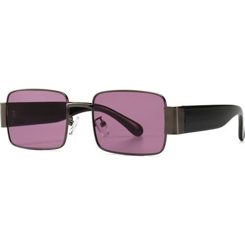 Square Sunglasses Men Women Metal Frames Sun Glasses for Male Female Steampunk Style Man Glasses Vintage Retro Oculos De Sol