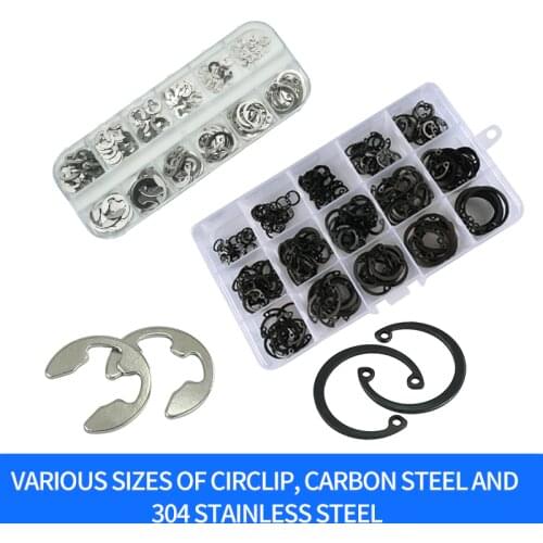 Luchang C-type Elastic Seals Snap Retaining Washers Circlip Ring Kit Circlip Snap Retaining Washer
