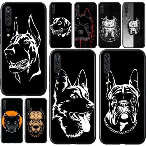 Cute Pitbull Dog Art For Xiaomi Mi 11i 11 10T 10 9T 9 A3 8 Lite CC9 SE Note10 Lite Ultra Pro Soft Silicone Phone Case