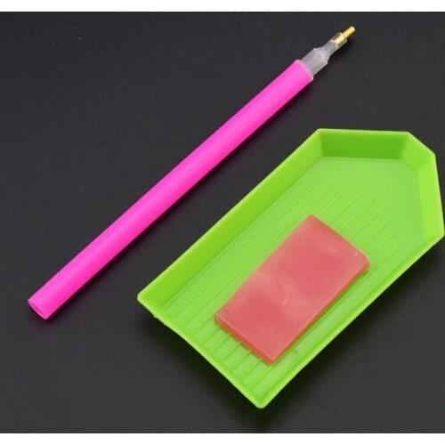 5D DIY Diamond Painting Cross Stitch Tool Sets Diamond Mosaic Diamond Embroidery Tool Pen / Glue / Plastic Tray Sets Needlework