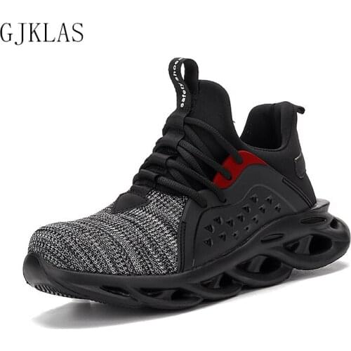 Work Boots Safety Steel Toe Shoes Men Sneakers Sport Shoes Light Soft Thick Comfortable Breathabl Work Safety Shoes for Men Boot